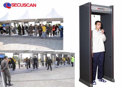 China Sound and Light Alarm Walk through Metal Detector for Embassies, Jai house, Airport Security Check Area for sale