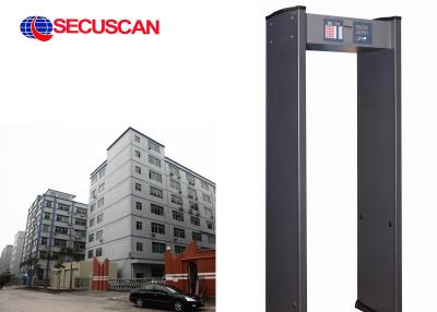 China Walkthrough metal detector gate with 6 ZONES for Embassies for sale