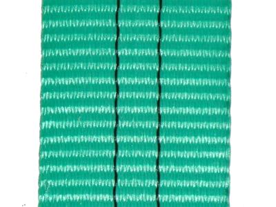 China Correas de costura verdes del poliéster EN1492-1 multifuncionales para las correas del trinquete de las correas en venta