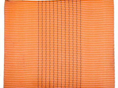 China Orange 300mm Polyester Webbing Roll For Sling EN1492-1 WLL 12T Breaking Strength 54000 KG for sale