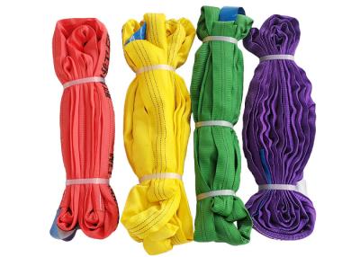 China Anti Abrasion Polyester Lifting Sling 6T/5T/4T/3T/2T/1T With Easy Rigging And Storage for sale
