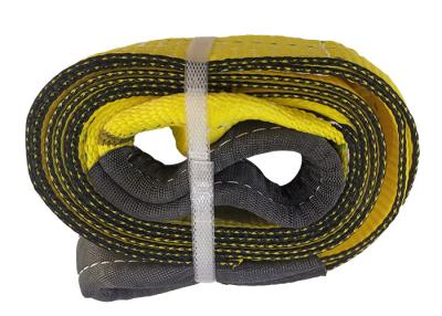 China Wheel Straps For Towing Car Tow Rope Super Heavy Duty Polyester Tow Strap for sale