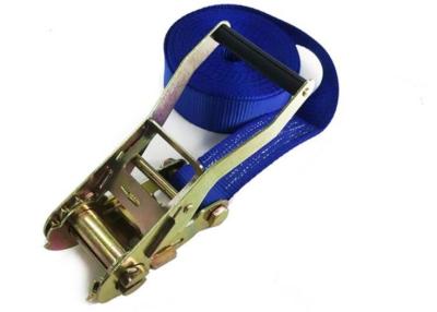 China Polyester Heavy Duty Lashing Straps , Car Recovery Webbing Ratchet Straps for sale