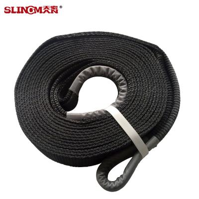 China Polyester Towing Winch Extension Strap 4WD Snatch Strap for sale