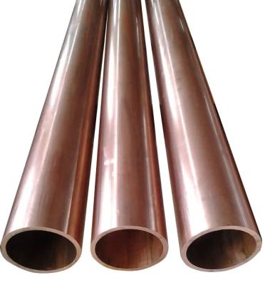 China Copper Tube Square Cheap 99% Pure Copper Nickel Pipe 20mm 25mm Copper Tubes 3/8 brass tube pipe for sale
