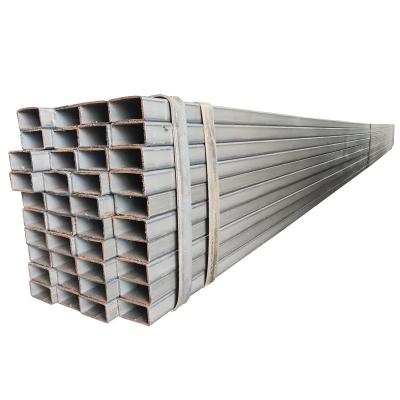 China Galvanized Steel Pipe Zinc Coated Pipe Hollow Section Square Steel 40x40 Square Tube For Construction for sale