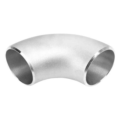 China Butt Welding Elbow Astm B16.9 Titanium Alloy Pipe Fittings 90 Degree Titanium Elbow for sale