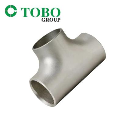 China ISO standard Tee type Stainless Steel SS304 inconel 601Tee Alloy Steel Tee equal tee Inconel 625 Pipe Fiftings à venda