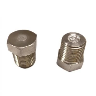 China Hex Head Pipe Plug Alloy Steel Forged B366 1/4 3/8 1/2 1 Inch Male Threaded Plug for sale
