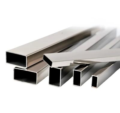 China 201 304 420 Stainless Steel Square Pipes Welded Seamless Rectangle Pipe Mirror Polish for sale