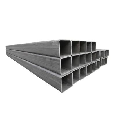 China Seamless Steel Pipe Low Carbon Steel Square Pipe Galvanized  25*50mm Rectangular Steel Tube for sale