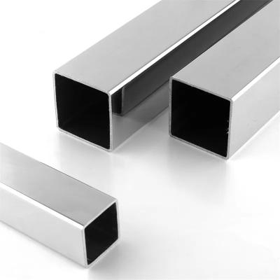 China Rectangular Stainless Steel Tube 201 304 316 Welded 10x10mm 3mm Square Steel Pipe for sale