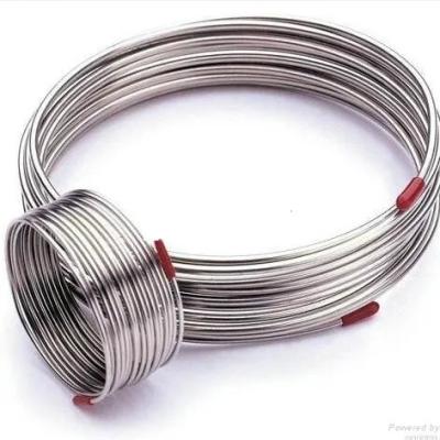 China Stainless Steel SS Coiled Tubing 304 304L 316L 1.4401 1.4406 Seamless Coiled Tube en venta