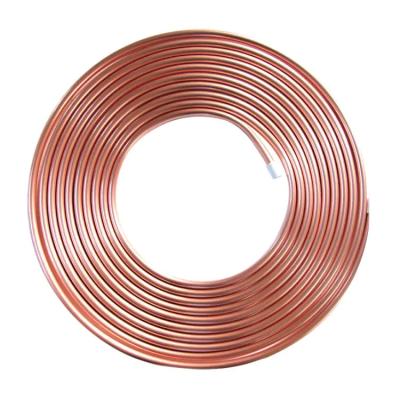 China Seamless Copper Coil Tube C10100 C11000 C12200 3mm 15m Steel Copper Pipe Round Coil for sale