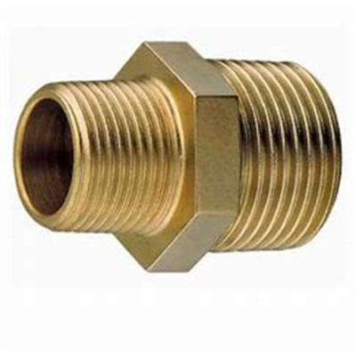 China Brass Fittings Hex Long Nipple NPT Male Customize Size 1'' To 6'' Factory Supplier for sale