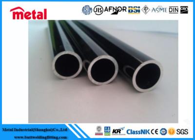 Chine Le tuyau noir d'alliage d'aluminium anodisé a expulsé silencieux sans couture de centre des ANIS B36.19 à vendre