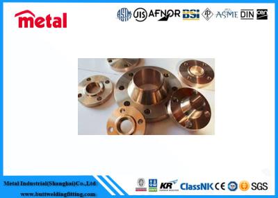 China ASTM B111 Copper Nickel Pipe Flange High Strength C71500 Grade TUV Certification for sale