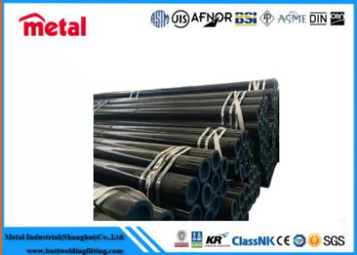 China ASTM A53 - 2007 Seamless Steel Pipe Black Round Tube 18 '' Sch 80 Size for sale
