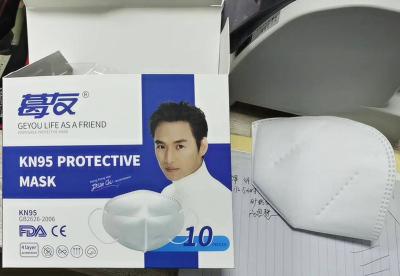 China Protective Disposable Medical Mask / Medical Surgical Mask KN95 Adult Size for sale