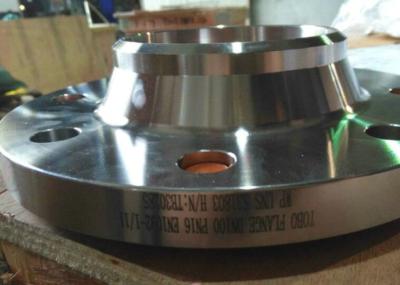 中国 ASTM WP UNS S31803 DN100 PN16の溶接の首のフランジ 販売のため