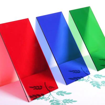 China Plastic sheet white board Acrylic Sheet Cut to Size Custom Made Rainbow Color Plastic Board double sided acrylic mirror for sale