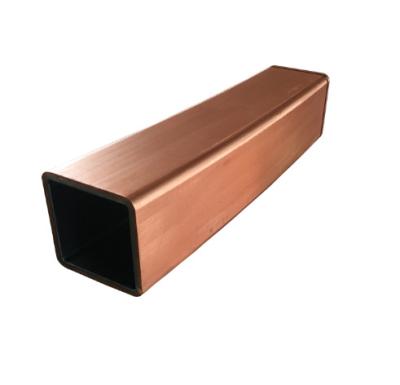 China Tubo rectangular del níquel del cobre del T2 C11000 del refrigerador para la industria en venta