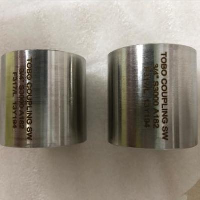 China Super Duplex Stainless Steel Pipe Coupling 904L UNS N08904 Coupling for sale