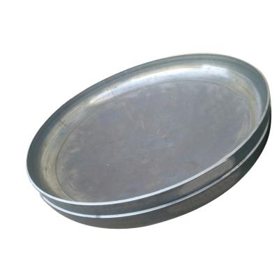 China ASTM B16.9 Flat Bottomed Dish Head WP11 Pressure Vessels Heads for sale