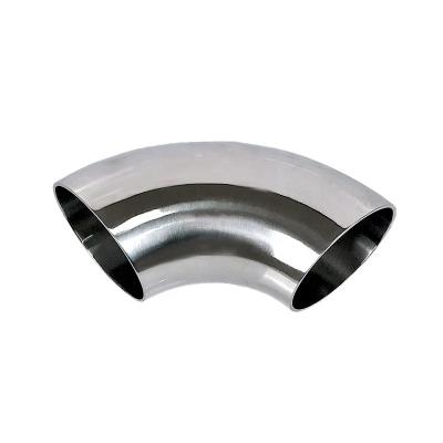 China 316L Alloy Steel Pipe Fittings Welding Sanitary 90 Degree Elbow for sale
