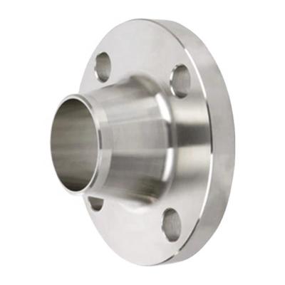 China ANSI B16.5 Silver Color Duplex Stainless Steel 2205 Weld Neck Flange for sale