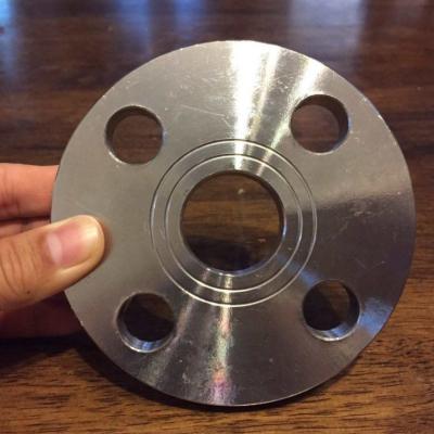 China Carbon Steel National Standard Forged Plate Flat Welding Flange With Slot Welding Flange With Slot Butt Welding Flange for sale