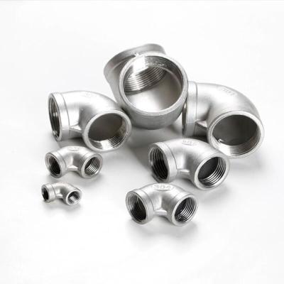 China Stainless Steel Inner And Outer Wire Elbow Inner Wire Elbow 90 ° Stainless Steel Elbow Water Pipe Fittings Fittings 4 for sale