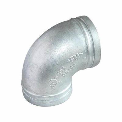 China Galvanized Iron Elbow 90 Degree Bent Cast Iron Pipe Fittings Internal Thread Mouth Internal Tooth DN20 for sale