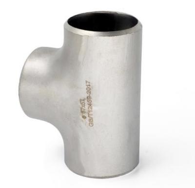 China Stainless Steel Butt Weld Fittings Pipe Tube Fittings Three Way Tee Reducing Tee Ansi / Asme B16.9 Ss 304/304l/316/316l for sale