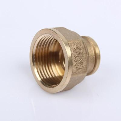 China Brass Fittings Bushing Welded UNS70600 NPT Thread Copper Pipe Fittings Bushing Forged Fittings for sale