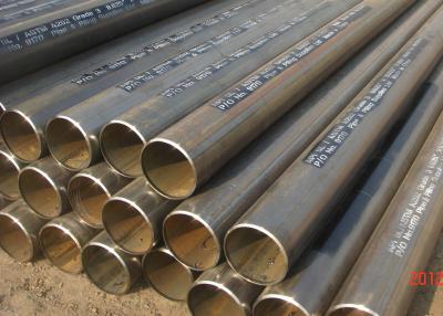 China Round Carbon Black ASTM A53 A57 LSAW Steel Pipe for sale