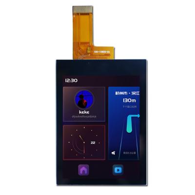 China 2.8 Inch Touch Screen LCD Display 600nits Resistive Touch Screen Display for sale