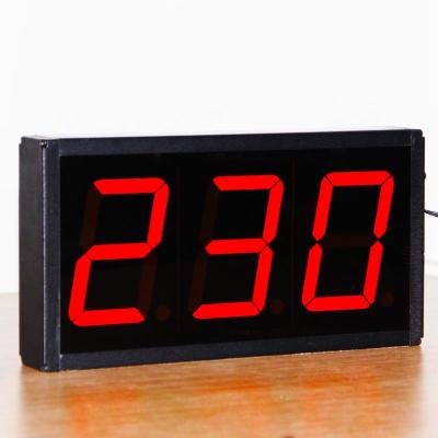 China 4 Inch 3 Digit LED Digital Tube Display Wireless Remote Digital Counter for sale