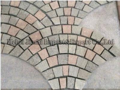 China Flamed/Honed/Tumbled/Natural Stone Grey Cubestone/Cobblestone/Cube Granite Stone for Driveway for sale