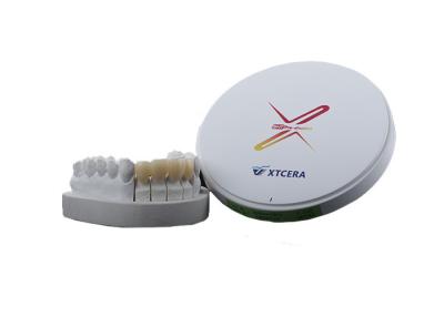 China Placa dental 1050mpa da zircônia do sistema X-Cera SHT Preshaded do CAM à venda