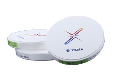 China Bloco Multilayer aberto Xtcea da zircônia de FDA 750mpa 3D CAD CAM à venda