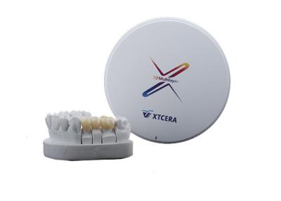China Discos dentais da zircônia Multilayer do CAD CAM 3D para coroas das pontes à venda