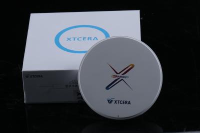 China Leva de múltiples capas dental de los discos XTCERA cad de la circona del grueso 25m m en venta