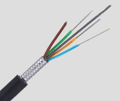 China Cable de fibra óptica monomodo GYTS-24B1.3 Outdoor 24 Core G652D en venta