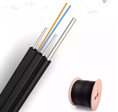 China Outdoor Fiber Optic Cable 1/2/4 Core G657A 2km Multimode FTTH Drop Cable GJYXCH for sale