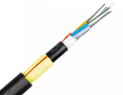 China ADSS Outdoor Single Mode Fiber Optic Cable G652D /G657A1 / G657A2 PVC LSZH LSOH PE HDPE for sale