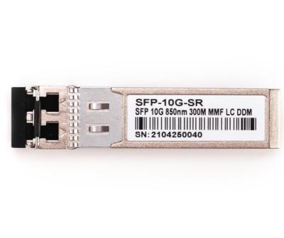 China 850nm SFP Optical Transceiver 10G Duplex LC Connector Transmission Distance 300M for sale