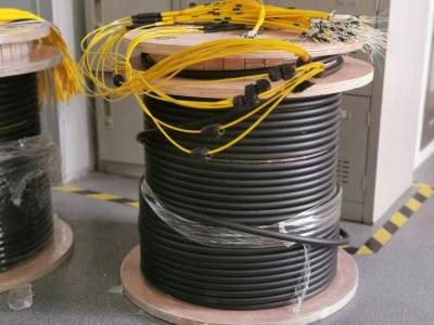 China 3mm perdem o cabo blindado do remendo da fibra do tubo, LC remendam o conector impermeável do cabo M12 à venda