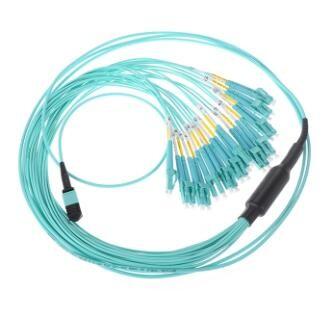 China MPO To LC Fiber Optic MPO 24 Core OM2 Telecommunication Networks for sale