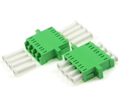 China 4 adaptadores da fibra ótica dos núcleos, adaptador do conector do LC com flange à venda